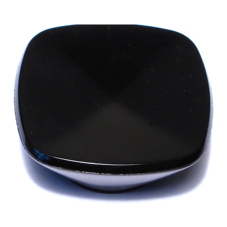 Midwest Fastener No. 10-32 x 1-3/4 Black Heat Resistant Plastic Fine Thread Square Knobs 4PK 77965